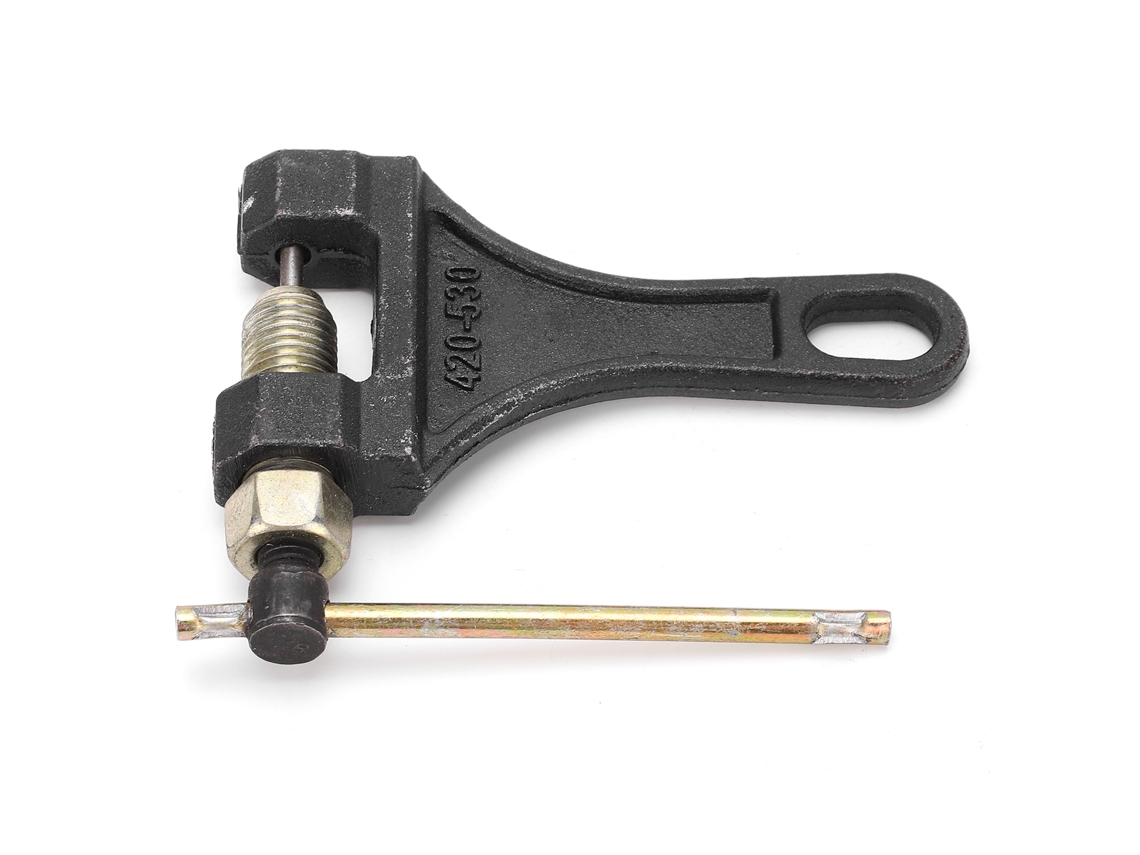 Herramienta de acero para desmontar cadenas de bicicletas, accesorio para reparación y desmontaje, rompecadenas manual.