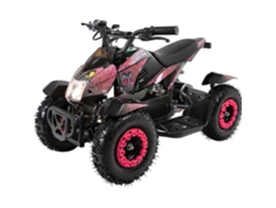 Quad Eléctrico Infantil Cobra, 800 Vatios, Hasta 24 Km/h, Apto A Partir De 8 Años, Suspensión, 3 Baterías De 12 V, Frenos De Disco.