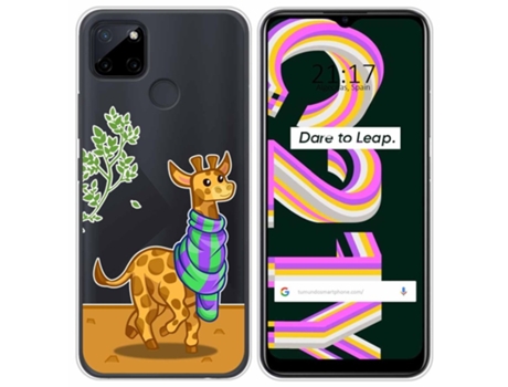 Carcasa Realme C21Y / C25Y TUMUNDOSMARTPHONE Dibujos Transparente Multicolor