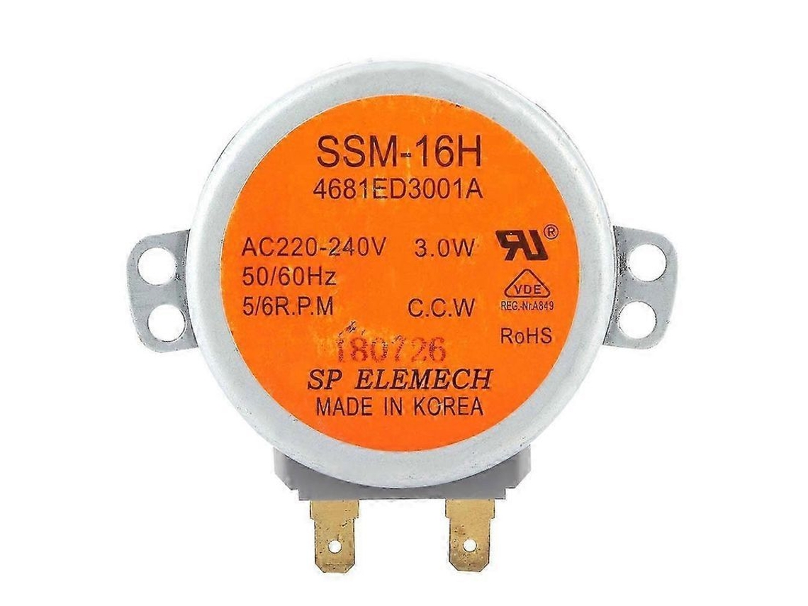 Compatible Con El Motor Del Horno Microondas Lg 4681ed3001a, Motor Síncrono De Plato Giratorio Ssm-16h, Ca 220v-240v.