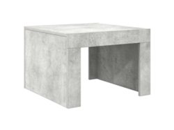 Mesa de centro Sonoma MAISON EXCLUSIVE de madera gris (50 x 50 x 35 cm)
