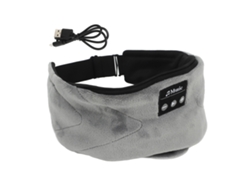 Antifaz Para Dormir Bluetooth Con 20 Sonidos De Ruido Blanco, 4 Pistas De Música, Bloqueo De Luz Para Hombres Y Mujeres, Color Gris.