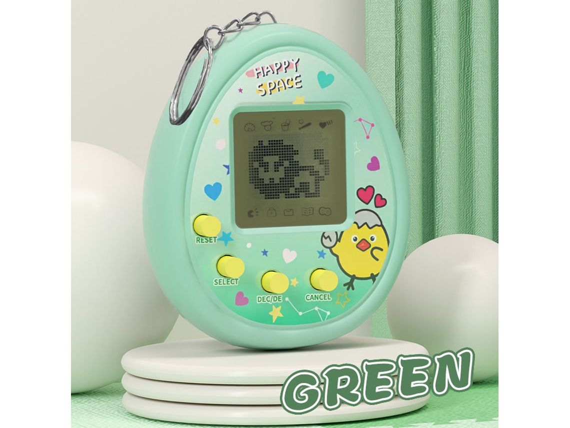 Mini consola de juegos electrónica portátil para alimentar a tus mascotas - Verde DIGITALLAB