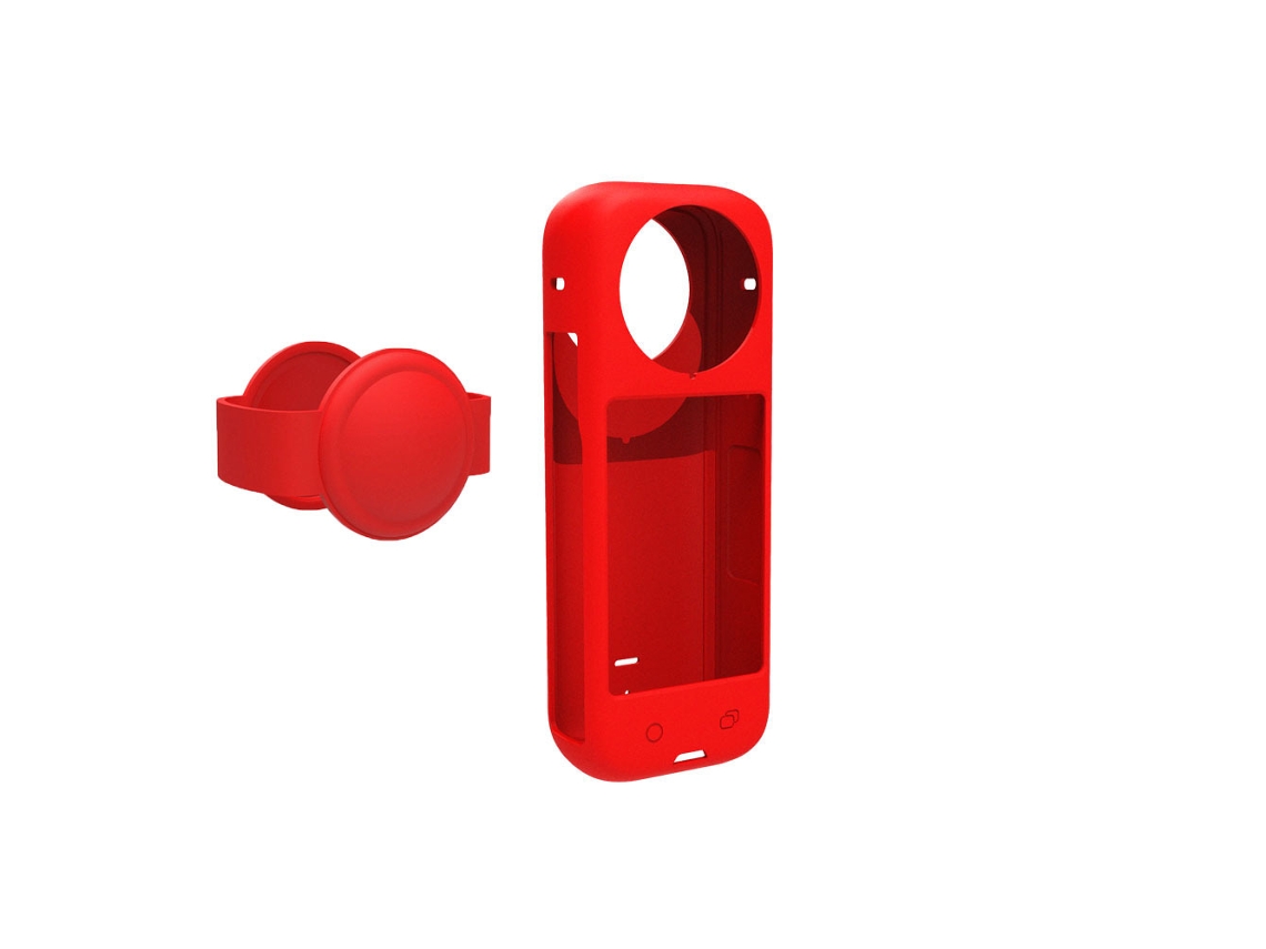 Estuche Digitallab para Insta360 X4 (rojo)
