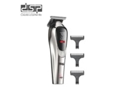 Máquina de cortar cabelo com visor digital, recarregável via USB, aparador multifuncional com gravação para raspar a cabeça.
