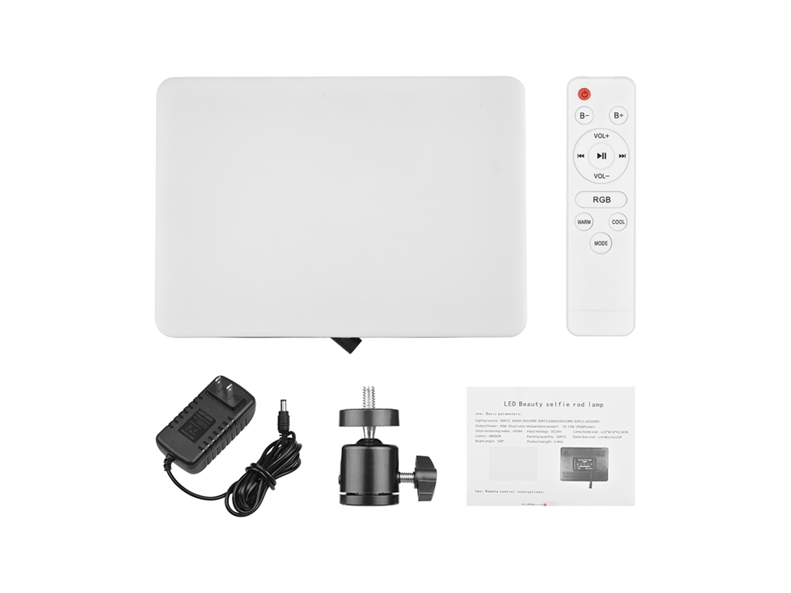 2026-panel Led Para Vídeo Y Fotografía, Luz Led Portátil, Panel Iluminador Led