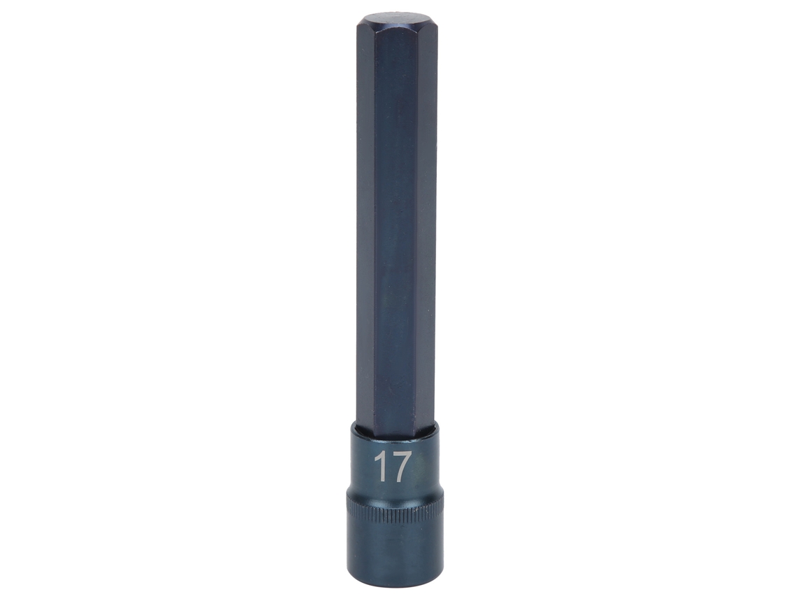 Destornillador Hexagonal, Acero S2, Extendido, 150x17 Mm, Puntas De Impacto, Adaptador De Vasos