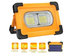 Lámpara De Emergencia Led Recargable De 80 W Con Panel Solar Y Batería De 10000 Mah Para Camping Y Construcción.