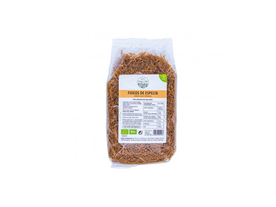 Pasta de espelta 250 g. Ecológica, vegana, ECO SALIM