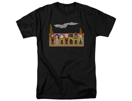 Camiseta ROCKINSTONE Videojuego Star Trek The Next Generation (XXL)