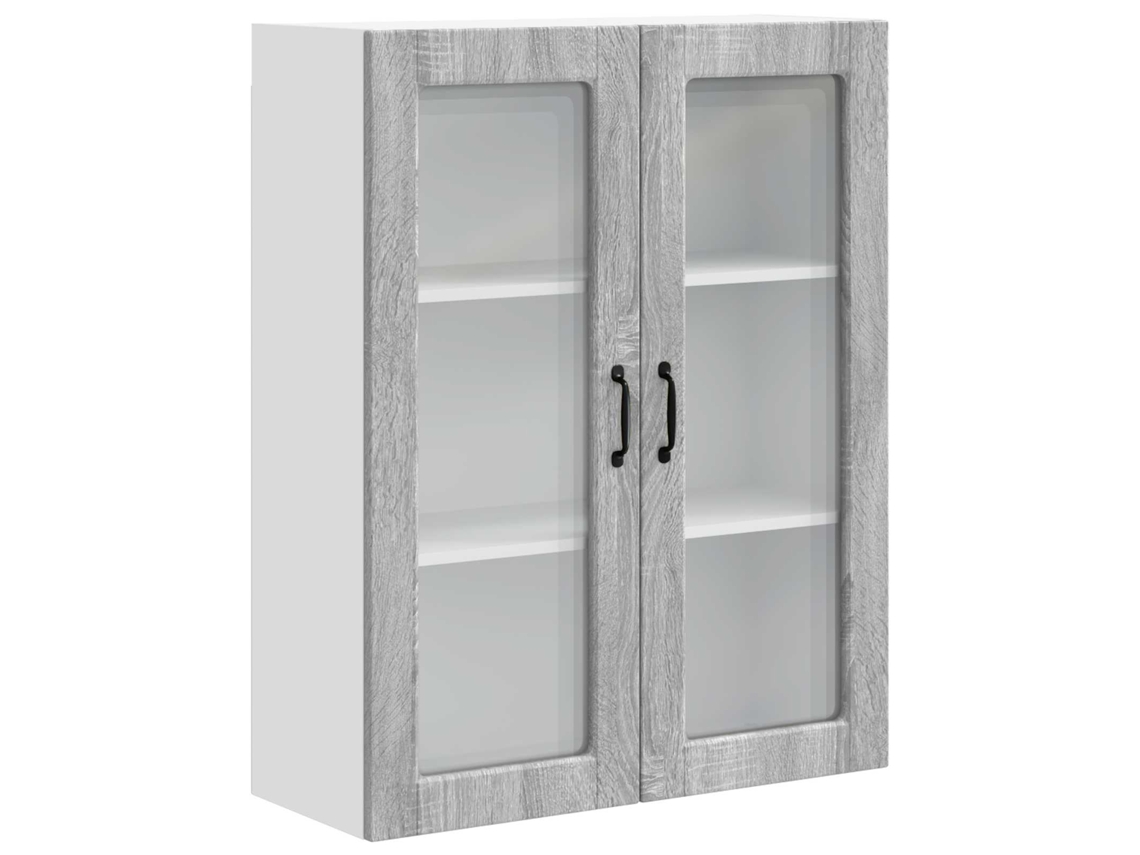 Mueble de cocina con estante, gris Sonoma y MAISON EXCLUSIVE, 80x31x100 cm