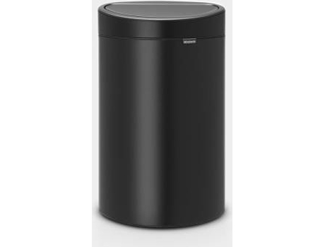 Cubos de Basura BRABANTIA Touch Bin (Negro - 40L - 43.5x30.2x72.7 cm)