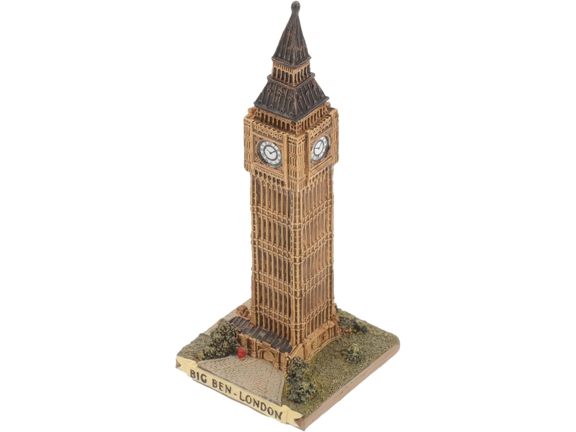 Gran estatua de resina del Big Ben, 30 cm de altura, GOKOCO