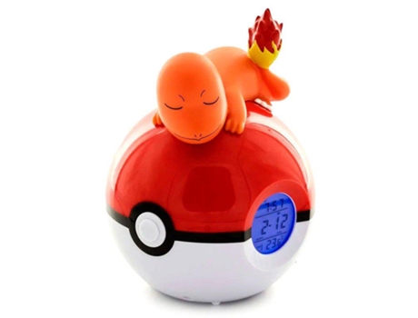 Teknofun Pokemon Charmander Pokeball Lámpara Despertador