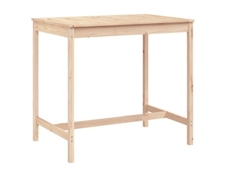 Mesa De Jardín VIDAXL Marrón Madera (121x82.5x110 cm)