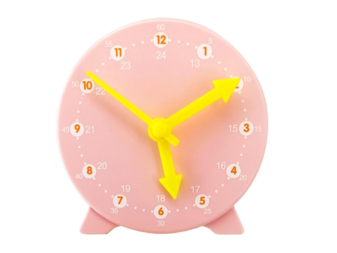 Reloj de aprendizaje Pink Wealth para niños y estudiantes