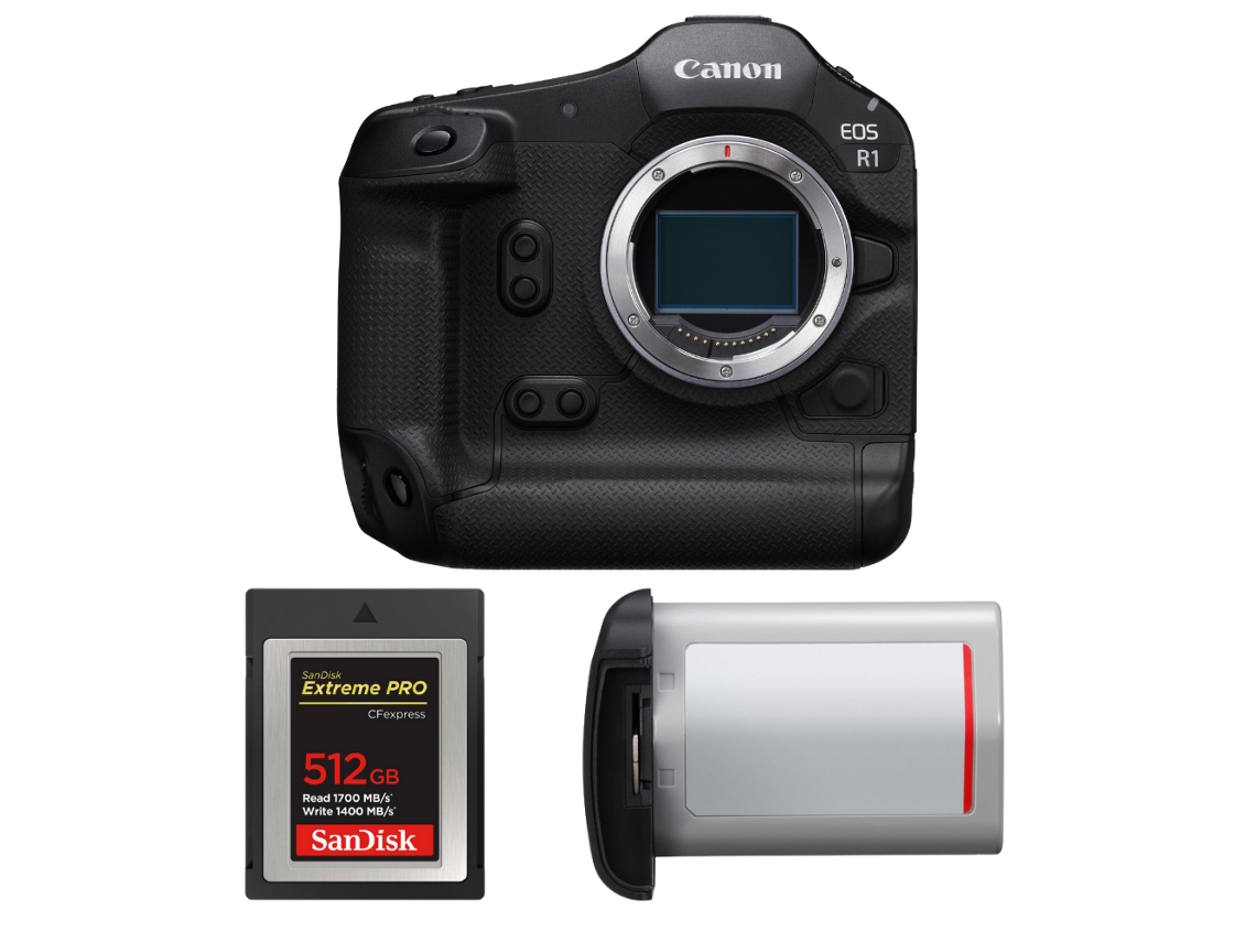 Canon Eos R1 + 1 Sandisk 512gb Extreme Pro Cfexpress Type B + Canon Lp-e19 + Ebook “20 Consejos Para Fotos Que Impactan”