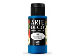 Pintura Acrilica Arte Deco Vallejo 60 Ml (Azul Medio 58)