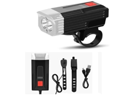 Luz de advertencia para bicicleta de 2600 mAh, 3 modos, 4 efectos de sonido, para niños y MTB, color negro, Yizhood