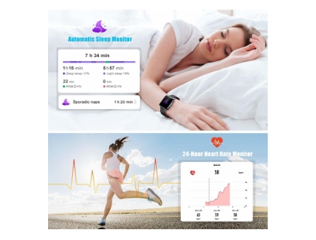 Reloj inteligente para hombres reloj deportivo resistente al agua 11 modos deportivos podómetro Monitor de ritmo cardíaco calorías Monitor de sueño...