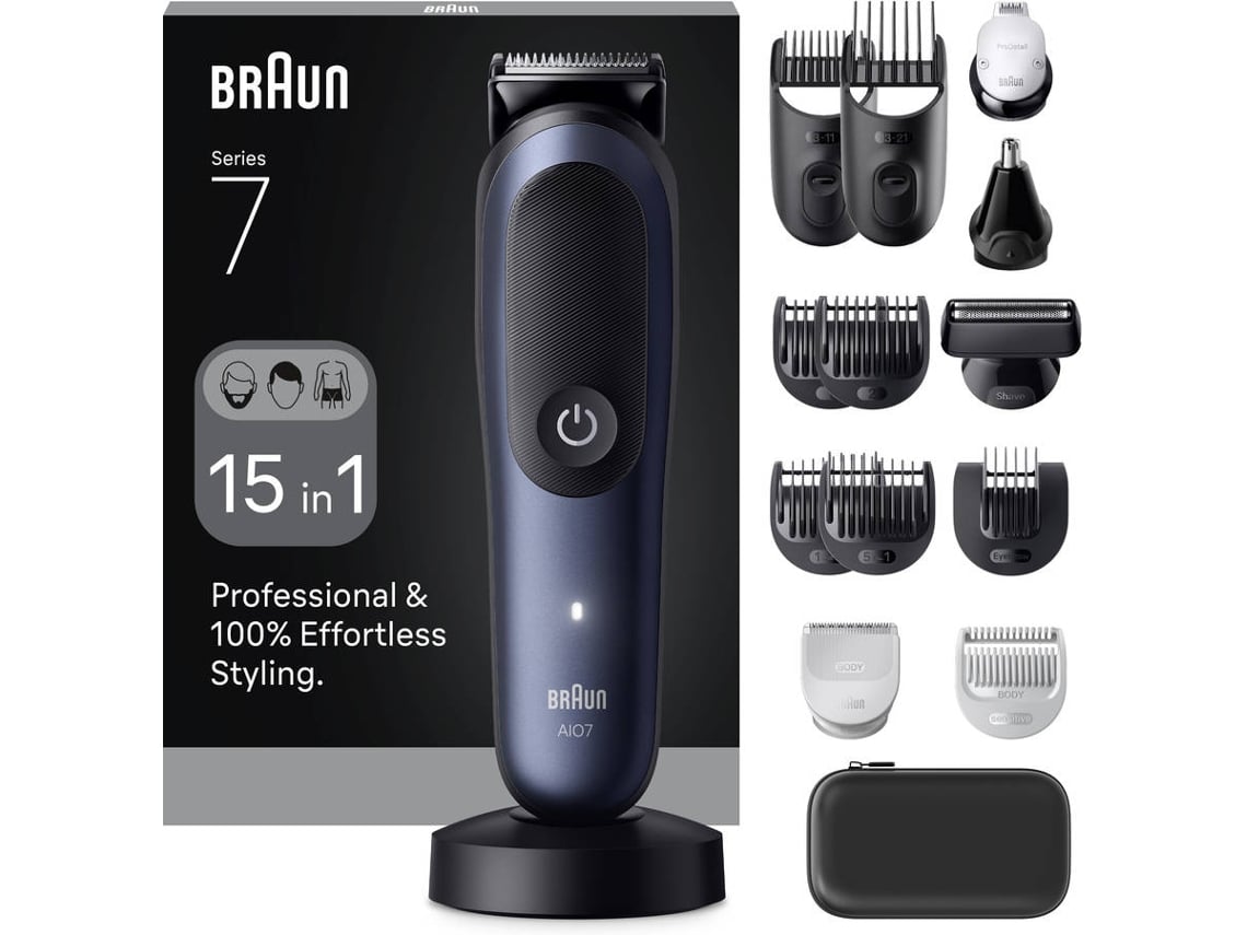 Recortadora Braun Cortapelo Y Barba Afeitadora Multifunciones