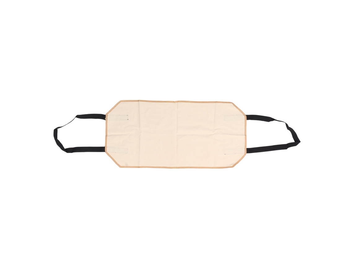 Bolsa De Lona Grande Y Resistente Para Transportar Leña, Ideal Para Chimenea, Color Beige, 100 X 50 Cm.