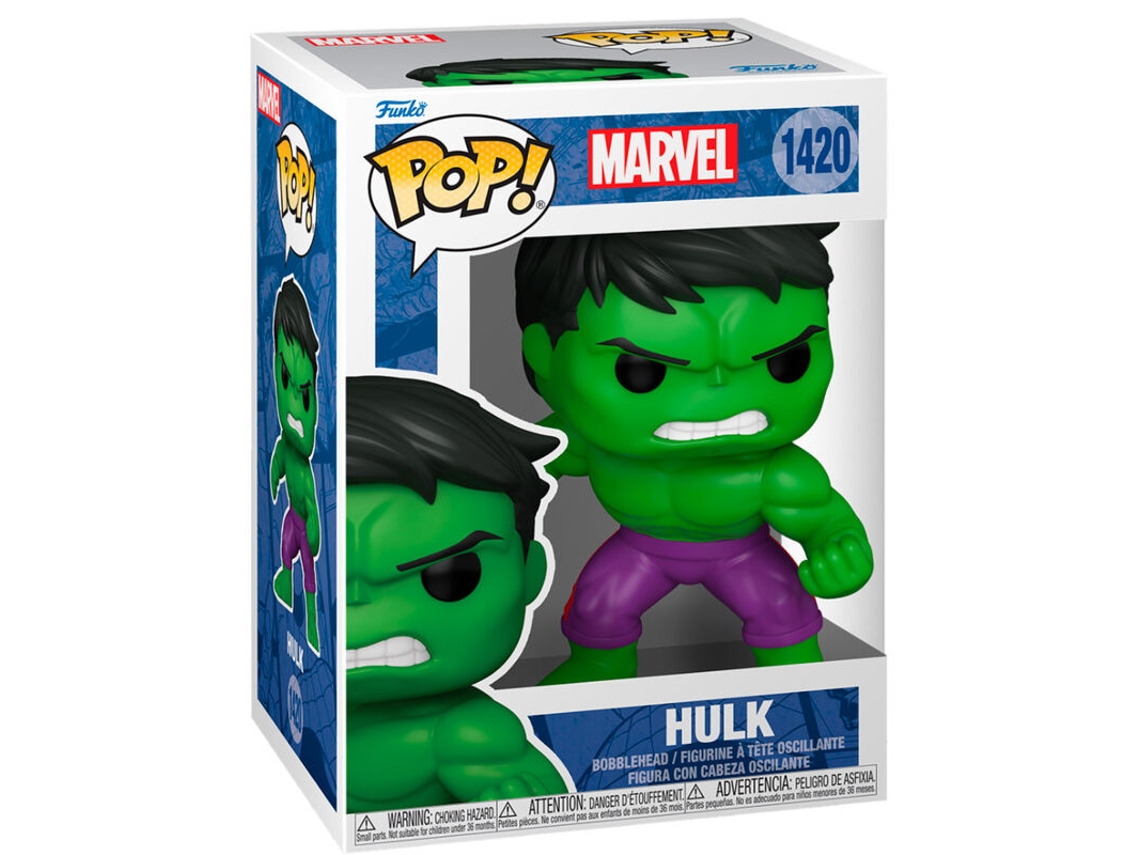 Figura Pop B.active de Marvel Hulk Classics