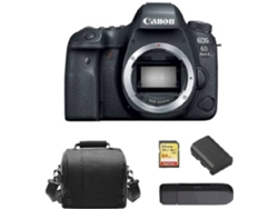 Cámara Reflex CANON EOS 6D II + Tarjeta SD 64GB + Bolsa + Batería LP-E6N + Lector de Tarjetas SD (Full Frame)