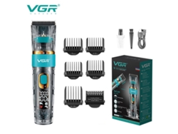 Cortapelos Eléctrico Transparente, Totalmente Lavable Y Con Pantalla Digital Para Afeitar Y Recortar El Cabello.
