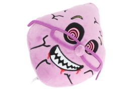 Muñeco De Peluche Suave, Juguete, Regalo De Cumpleaños Para Niños, Niñas Y Amigos, Color Morado.