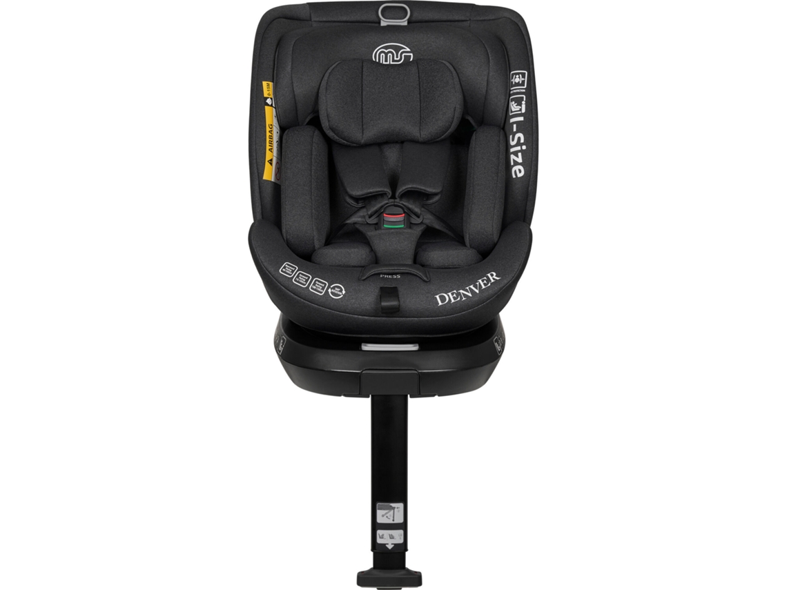 Asiento de Coche Giratorio 360º Denver I-Size con Isofix y Pata de Apoyo 40-150Cm 0-36Kg Aprox. 0-12 Años MS