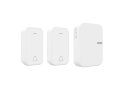 Timbre Inalámbrico Inteligente, Sin Pilas, Resistente Al Agua Hasta 150 M, 2 Timbres + 1 Receptor
