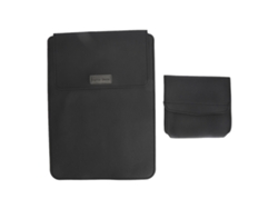 Estojo Vertical Para Notebook De Couro Pu Para Os Laptop 13, Mala Envelope Preta Universal