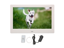 Marco De Fotos Digital Hd De 10,1 Pulgadas Con Rotación Automática, Compatible Con Vídeo Y Música, Mando A Distancia Y Conexión Usb.