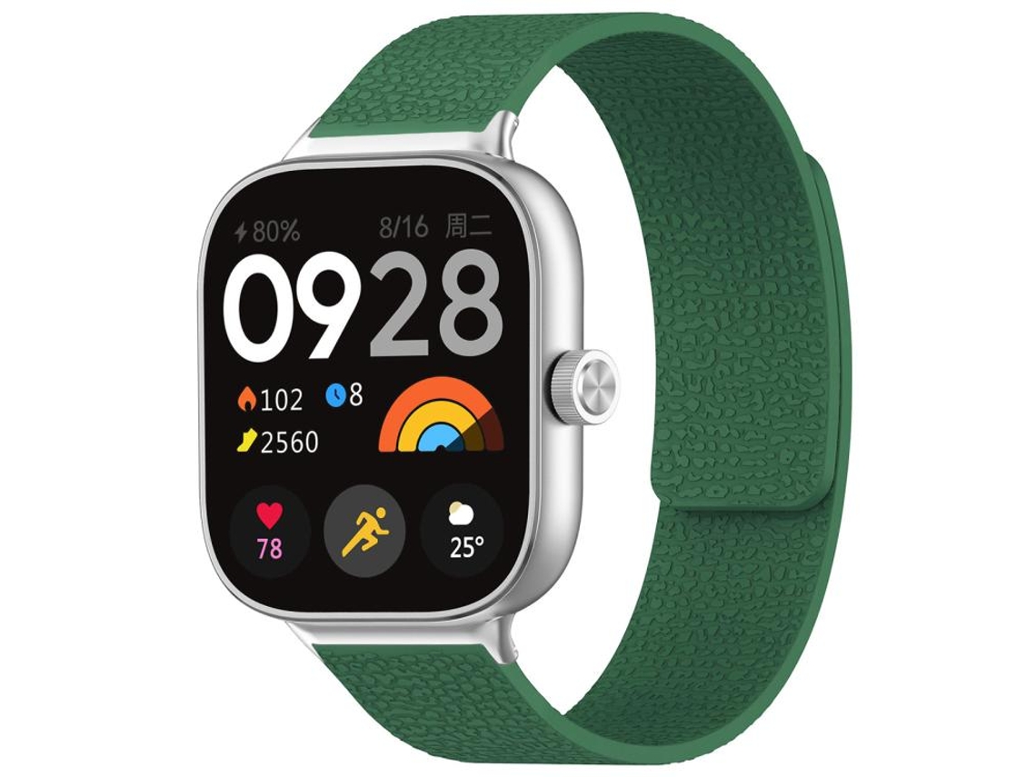 Correa para Redmi Watch 6 / 5 / Xiaomi Band 9 Pro / 8 Pro - Silicona magnética - Textura de lichi
