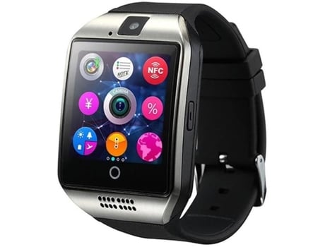 Reloj de pulsera inteligente Q18 con cámara de pantalla táctil ranura para tarjeta Sim Tf rastreador de actividad/deporte Relogio Inteli