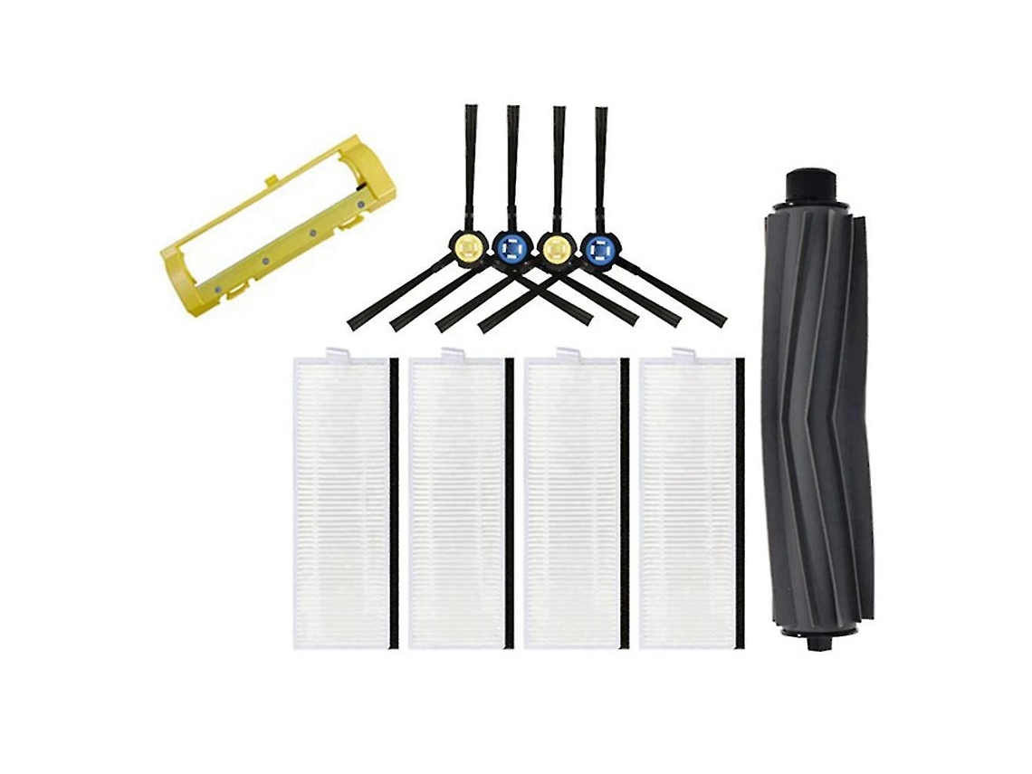 Filtro HEPA con cepillo lateral giratorio para Silvercrest SSR1 Ilife A7/A9S/X785