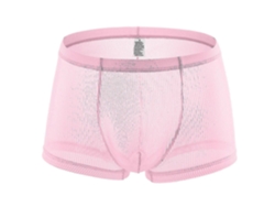 Calzoncillos bóxer sexys, finos y transpirables para hombre, ropa interior erótica
