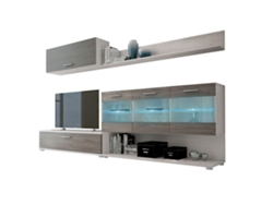 Salón Zafiro Andersen Pino - Gris 250 x 80,3 x 39,6 cm