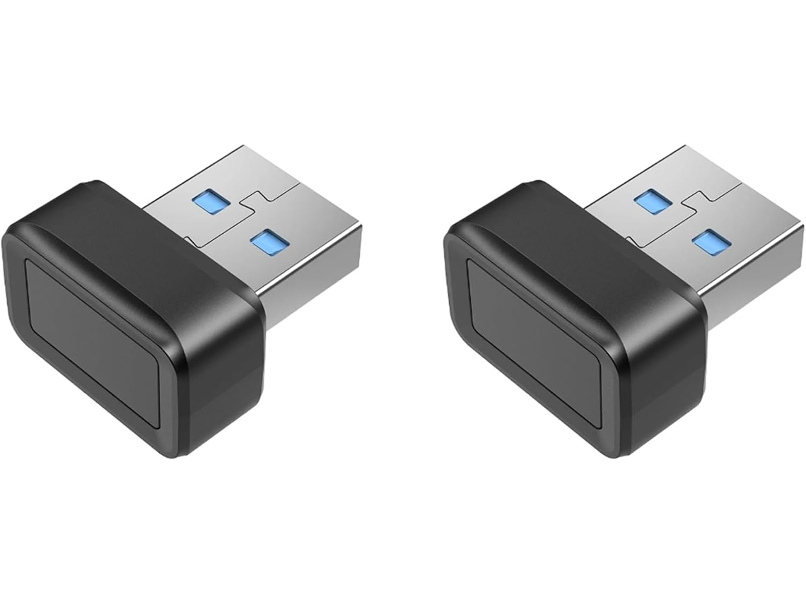 Lector De Llaves Usb Fido U2f Con 2 Lectores De Huellas Dactilares Y Seguridad De Coincidencia De Huellas Dactilares.