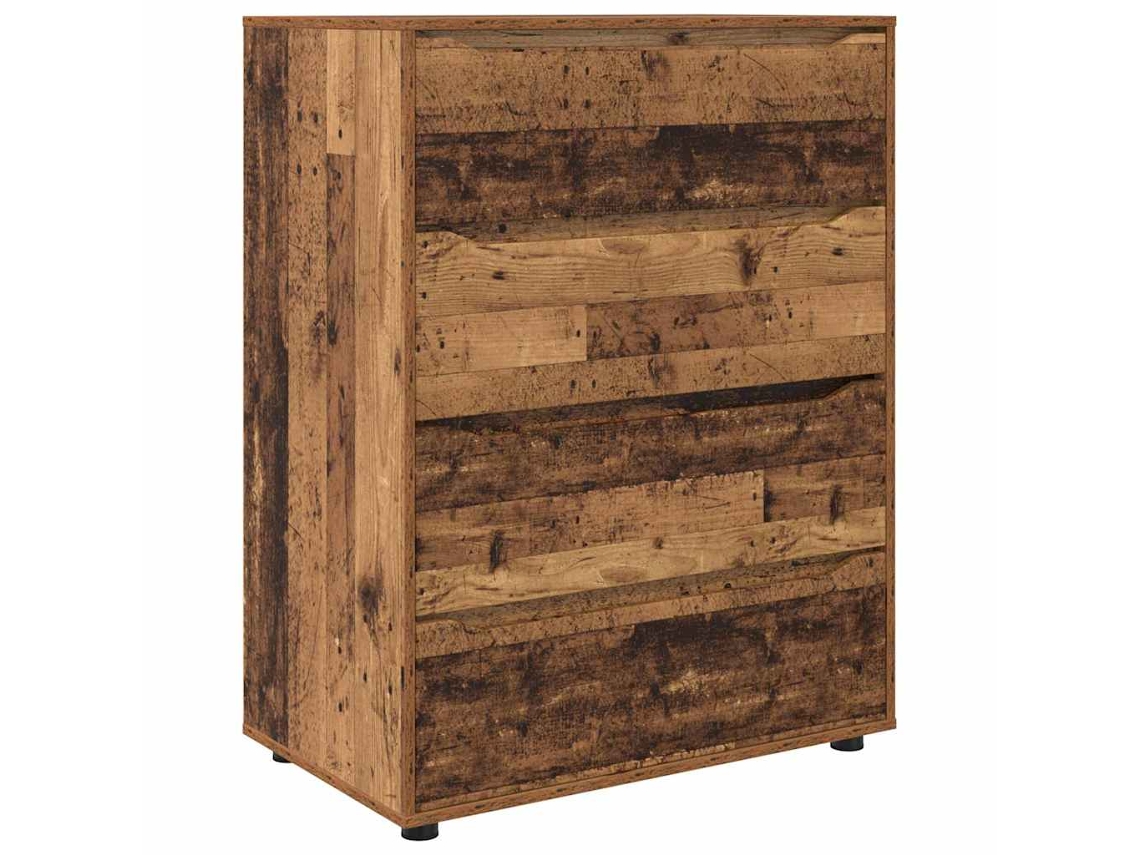 Gabinetes de almacenamiento de madera antiguos de 2 piezas EXCLUSIVOS DE LA CASA