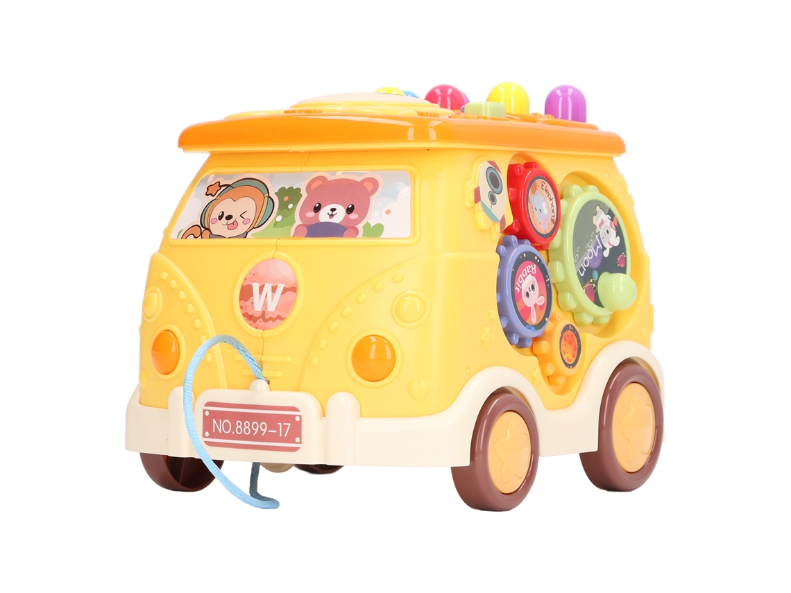 Autobús Musical Educativo Con Luz Interactiva Para El Aprendizaje Del Bebé.