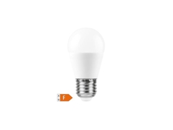 Bombilla LED esférica 8,5 W E27 3000 K GSC