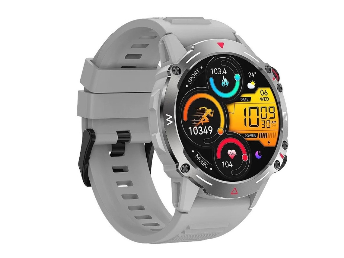 Reloj inteligente con pantalla AMOLED de 1.43", llamadas, monitor de actividad física y frecuencia cardíaca, múltiples modos. Bestvite