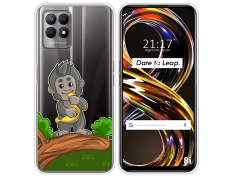 Carcasa Realme 8i TUMUNDOSMARTPHONE Dibujos Transparente Multicolor
