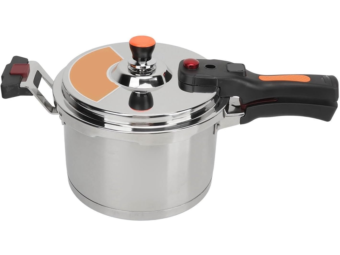 Olla a presión de acero inoxidable de 6 litros, fácil de limpiar Slowmoose