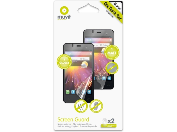 Protector de Pantalla Alcatel One Touch Star MUVIT MUSCP0343