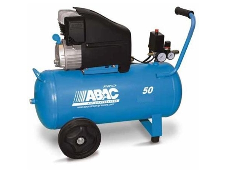 Compresor abac 2,5hp 50l montecarlo l25 uso medio 1 piston