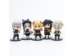 Set de personajes de anime Demon Slayer 5 piezas (6-7cm) A SIURN
