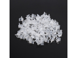 Pinzas De Injerto Para Plántulas De Tomate Y Berenjena, 100 Unidades, Plástico Transparente, 2-4,5 Mm